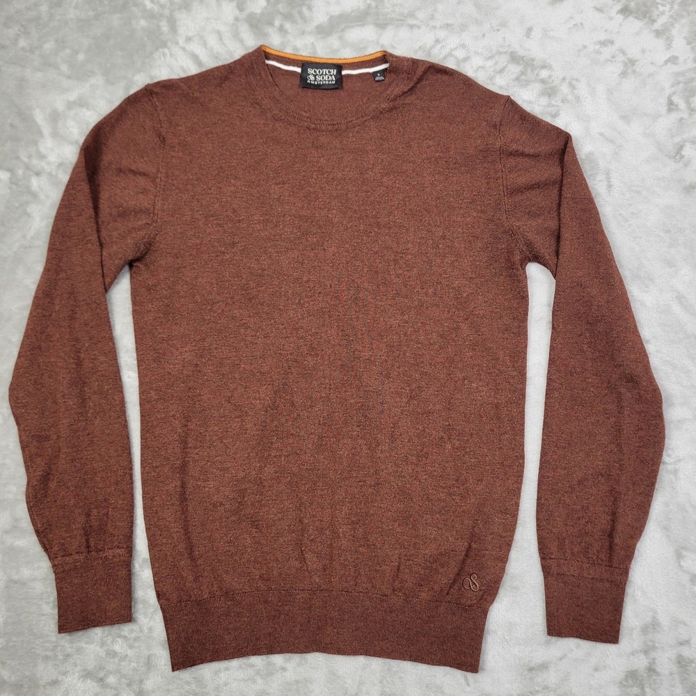 Scotch & Soda Women's Long Sleeve Sweater‎ Brown Heather Size Small